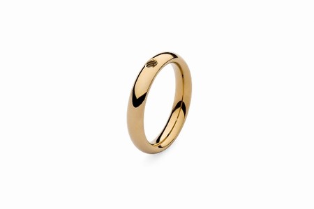 Qudo Gold Ring Slim - Size 50